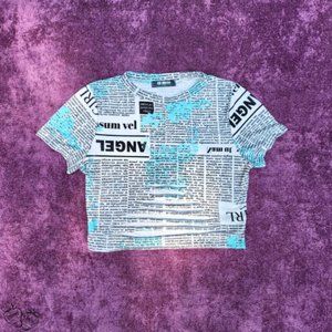 Angel Queen Baby Crop Tee ~